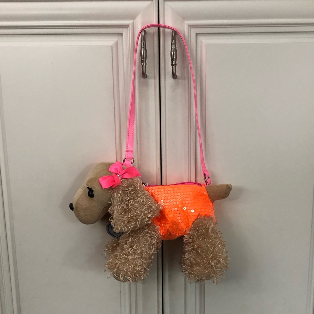 Poochie & Co. Kids poodle stuffie purse
